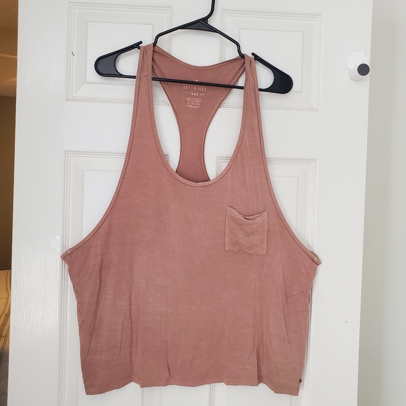 American Eagle Outfitters Soft & Sexy Tank Racer Back Crop - Picture 1 of 6